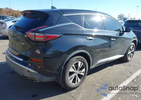 2021 Nissan Murano S Intelligent Awd from USA, damaged, VIN 5N1AZ2AS8MC122207